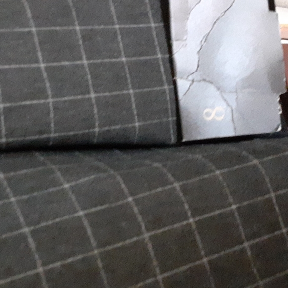 Banana Republic Factory sz 8 pit 18.5 inches window pane blazer gray&white NWT - Picture 2 of 7